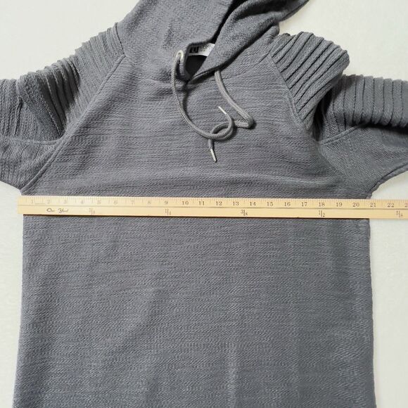 Leif Nelson Slim Fit Pullover Hooded Sweatshirt Mens Sz XL Charcoal Gray - Picture 9 of 11